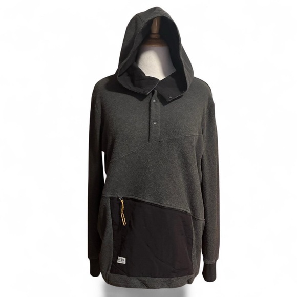 deso supply Other - Deso Supply Men's Medium Ropi Patina Snap Hoodie Fleece Lined Hood Zip Pocket